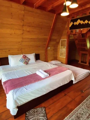 Cabin Viki 1, Cabin Dieng dengan Fasilitas Lengkap dan Harga Terjangkau.