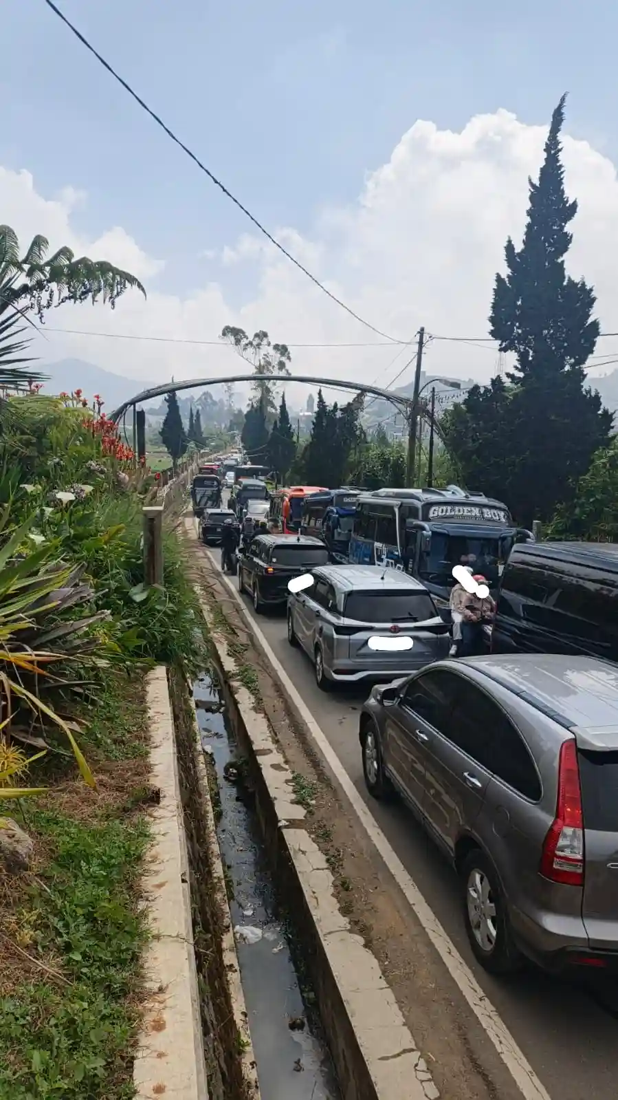 Keramaian Dieng saat Musim Liburan