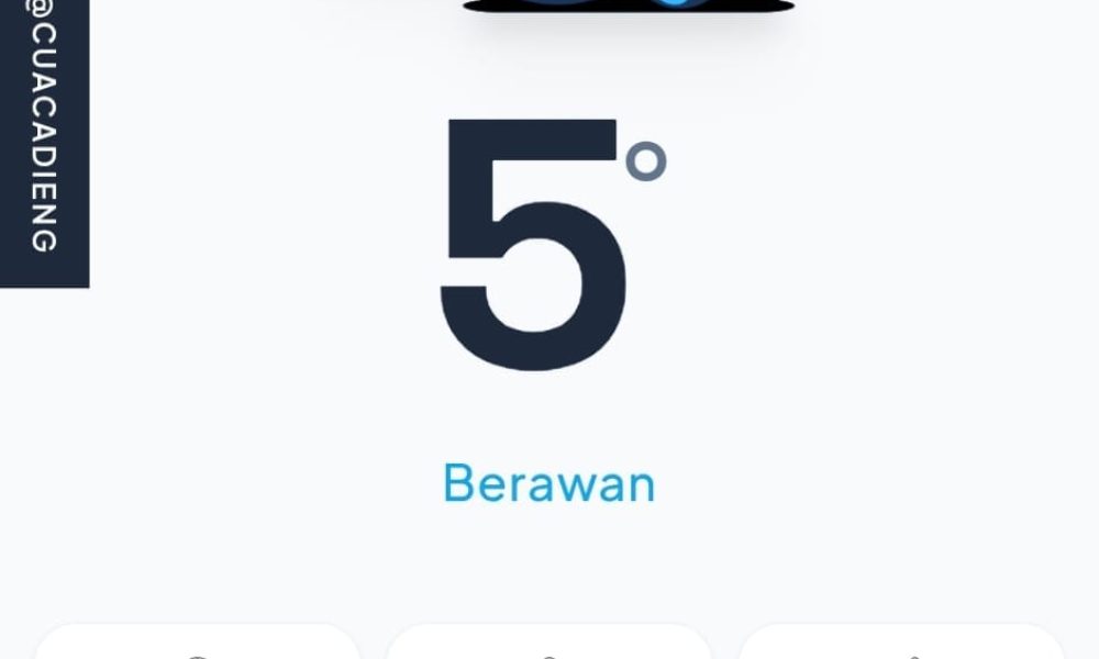 Suhu Dieng Relatif Hangat Hari Ini Lebih Nyaman untuk Aktivitas