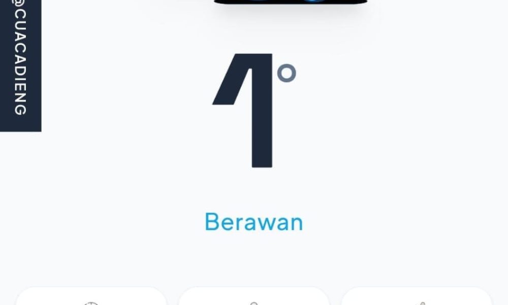 Suhu Udara di Dieng Catat Angka 1°C Seusai Matahari Terbenam