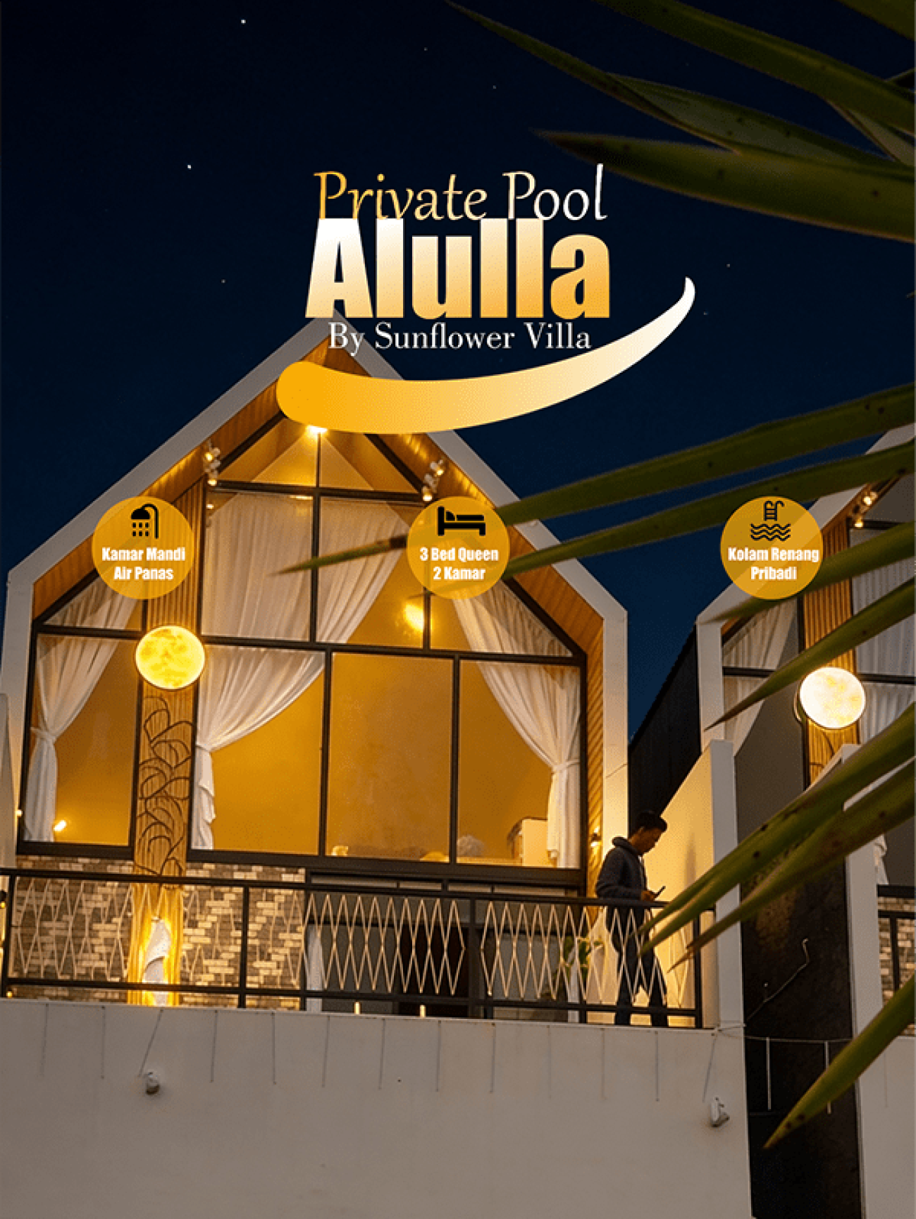Alulla Private Pool Dieng dengan Fasilitas Lengkap dan Harga Terjangkau.